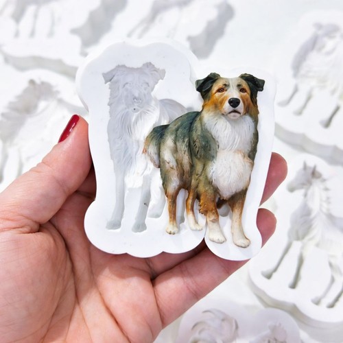 Silicone mould dog - silicone,