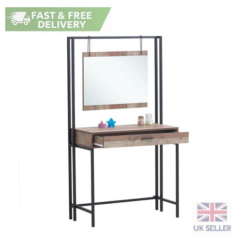 Oak dressing table mirror - oak,