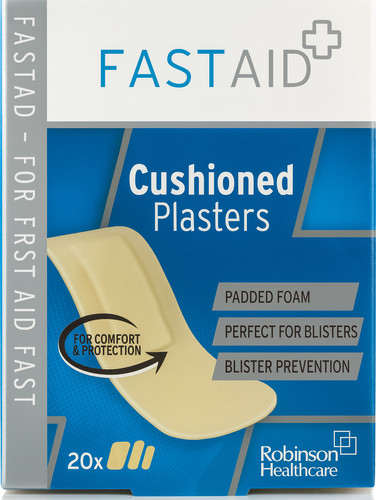 Fast aid cushioned plasters - fast,