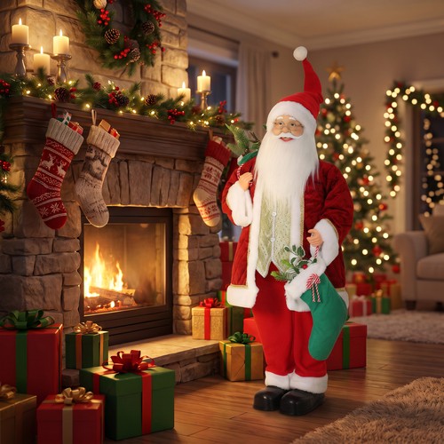 4ft singing dancing santa - 4ft,