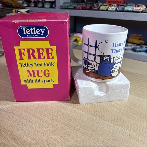 Tetley tea mug vintage - tetley,
