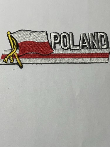 Polish country flag - polish, patch