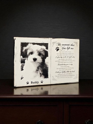 Dog memorial plaque - dog,