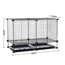 Metal Kennel Cage 2 Doors