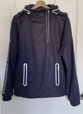 Superdry Sports Athletic Hooded Lightweight Jacket Mesh Lined Size L