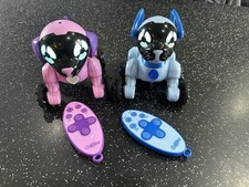 2 X WowWee Chippies Robot Dogs