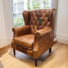 Vintage Brown Tan Leather