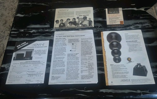 Vintage ads speaker brochure - vintage,