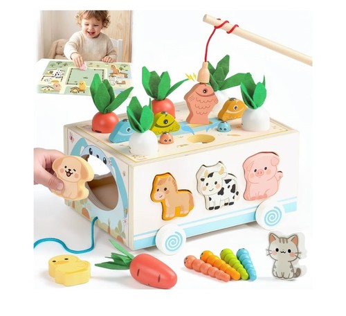 Wooden montessori toys shape - montessori,