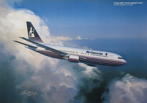 Britannia airways boeing 767 - airways,