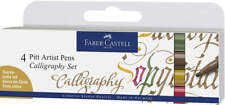 Faber-Castell Pitt Artist Pen Calligraphy 4 Piece Set FC167505