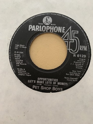 Pet shop boys opportunities - shop,