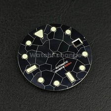 29mm Black Watch Dial Green