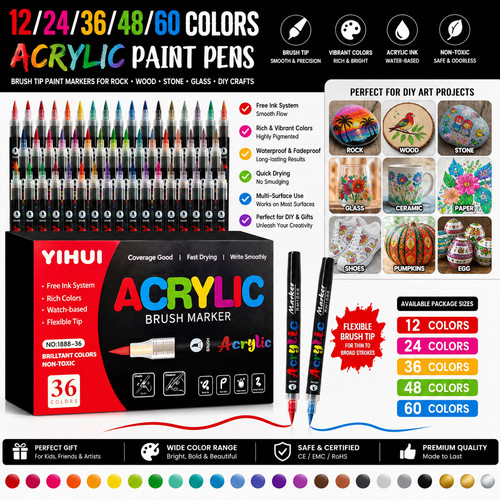 Colours acrylic paint - colours,
