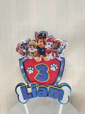 Personalised Cake Topper Paw
