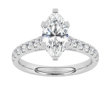 14K White Gold 2.30 Carats