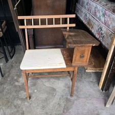 Antique Brown Cream Wooden