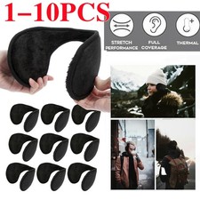 Unisex Ear Muffs Winter Ear Warmers Fleece Plush Earmuffs Behind Band Warm Soft