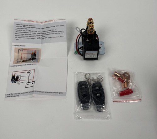 500a remote battery disconnect - 500a,