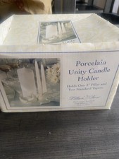 Porcelain Unity Candle Holder