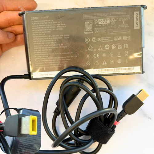 Genuine lenovo 230w charger - genuine,