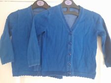 Girls Matalan Blue School Cardigan 4 Years