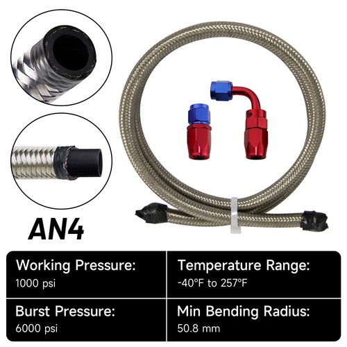 Universal 3ft an4 stainless - 3ft,