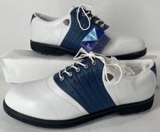 Hi Tec Atlantis Golf Shoes White And Blue Uk Size 6