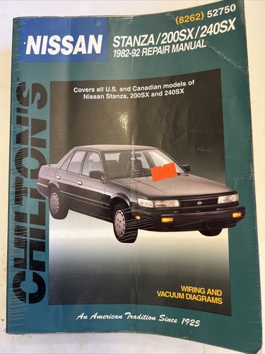 Chilton nissan stanza - chilton’s,
