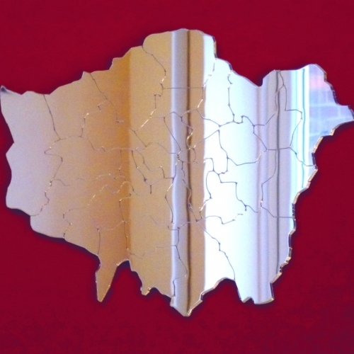 Engraved london boroughs - london,