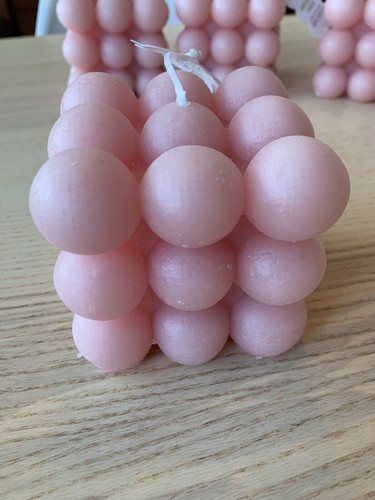 Bubble candle square - bubble,