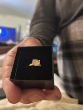 Gold Plated And Orange Stone