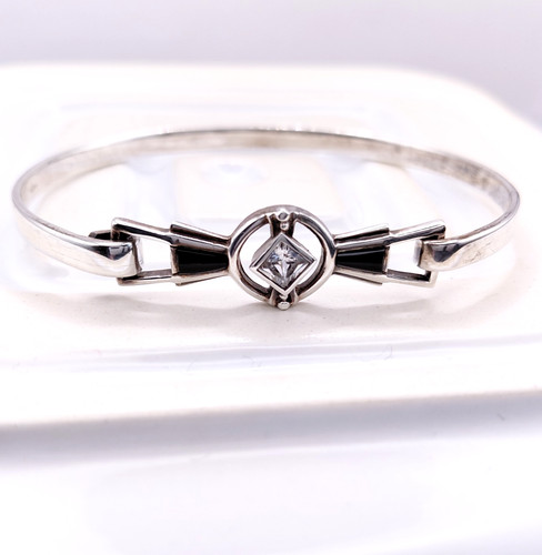 Vintage sterling silver bangle - vintage,
