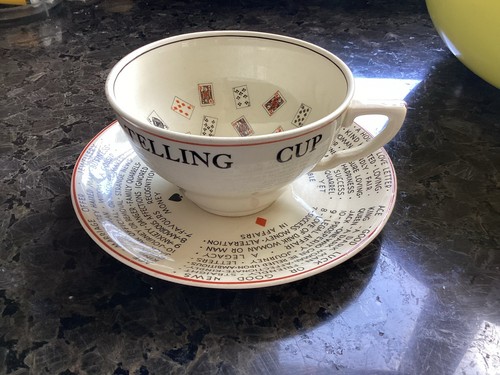 Meakin fortune telling cup - cup, &