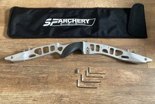 SF Archery Forged+ Plus Recurve Riser - 25" - Right Handed - Silver - ILF