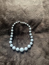 Acrylic White Beaded Necklace