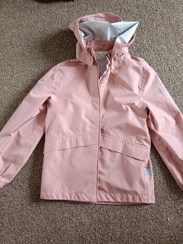 Rain coat years pink hood - 6-8,