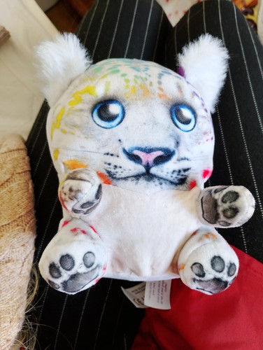 Meme cat snow leopard - snow, toy