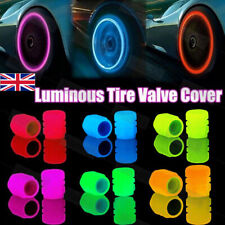 16x Universal Fluorescent Car Tire Valve Caps Luminous Bike Tire Valve Stem Caps