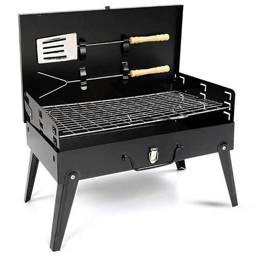 Portable folding charcoal bbq - portable,