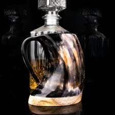 Real Ox Horn Viking Beer Tankard Mug Approx 550ml Drinking Horn Wedding Gifts