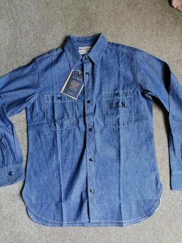 Usn navy chambray - shirt., the