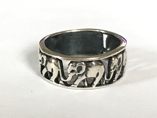 Vintage silver elephant