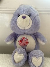 Care Bears Plush Share Bear Vintage 2003 Ice Cream Sundae 12’’ Plush Toy Purple
