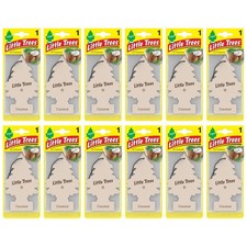 x12 Little Trees Car Air Freshener Scent - Coconut