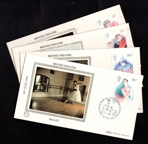 Benham silk first day cover - benham,