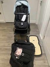 bugaboo fox 2 Full Set With Bag And Cup Holder Black/Blue