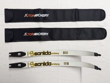 Sanlida Athletics 7 Carbon Recurve Archery Bow Limbs - ILF - Short - 36lbs