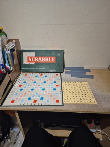 Vintage scrabble board - game, by