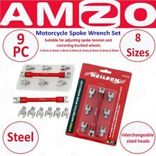 9pc Motorcycle Spoke Wrench
